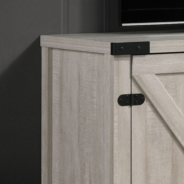 Salma - 58" Wide TV Stand With 2 Open Shelves And 2 Cabinets - Image 6