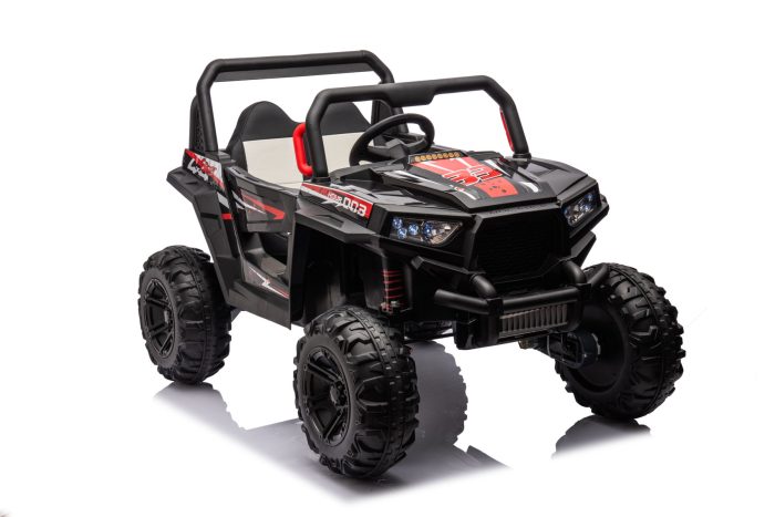 12V7A*2 30W*4 Four-Wheel Drive Leather Seat One Button Start, Forward And Backward, High And Low Speed, Music, Front Light, Power Display, Two Doors Can Open, 2.4G R / C, Seat Belt Four Wheel Absorber - Image 2