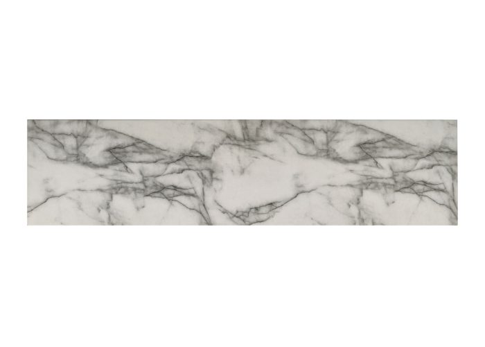 Matilda - Cabinet Console Table With White Faux Marble Top - White - Image 3