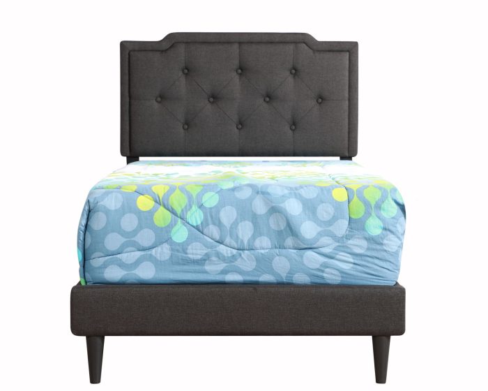 Button Tufted Bed Charming For Cozy Spaces - Image 24
