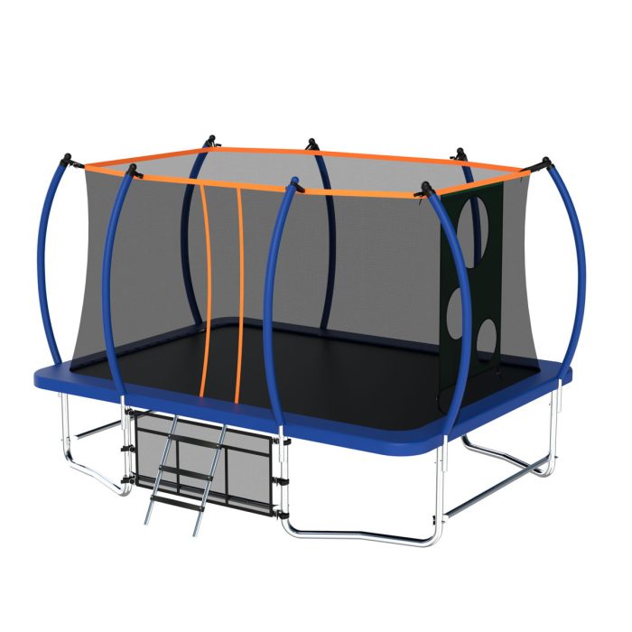Outdoor Square Trampolines For Kids Adults Long Rectangular Tumbling Trampoline - Image 4