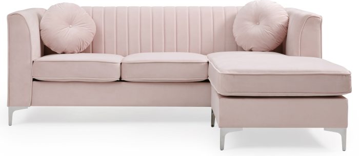 Delray - Micro Suede Sofa Chaise - Image 3