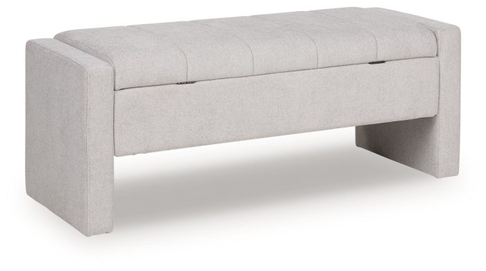 Akselman - Gray - Storage Bench - Image 4
