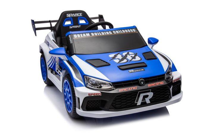 12V4A 20W*2 One Button Start, Forward And Backward, High And Low Speed, Music, Front Light, Power Display, Two Doors Can Open, 2.4G R / C, Seat Belt Four Wheel Absorber Kids Ride On Car - Image 4