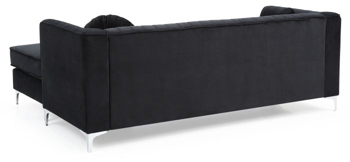 Delray - Micro Suede Sofa Chaise - Image 9