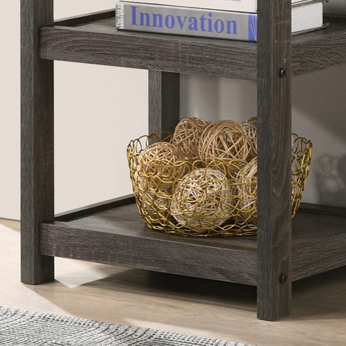 Arine - Console Table With Drawer And Shelves - Gray - Image 2