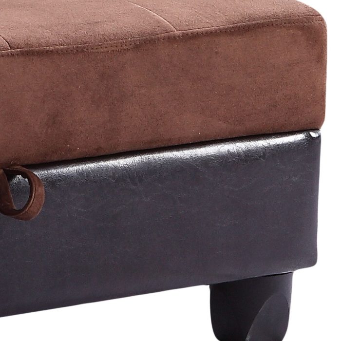 Stylish Storage Contemporary Ottoman - Image 6