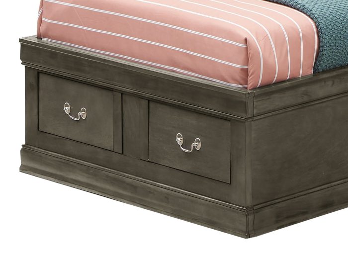 Louis Phillipe - Bookcase Storage Bed - Image 12
