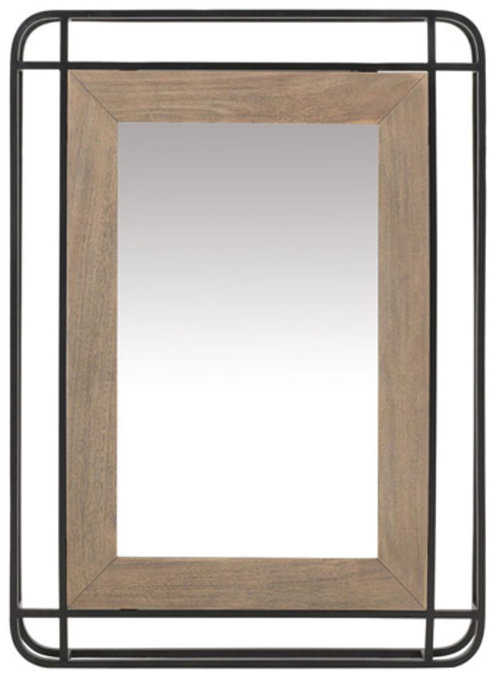Beelman - Black / Brown - Accent Mirror