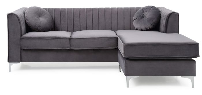 Delray - Micro Suede Sofa Chaise - Image 16