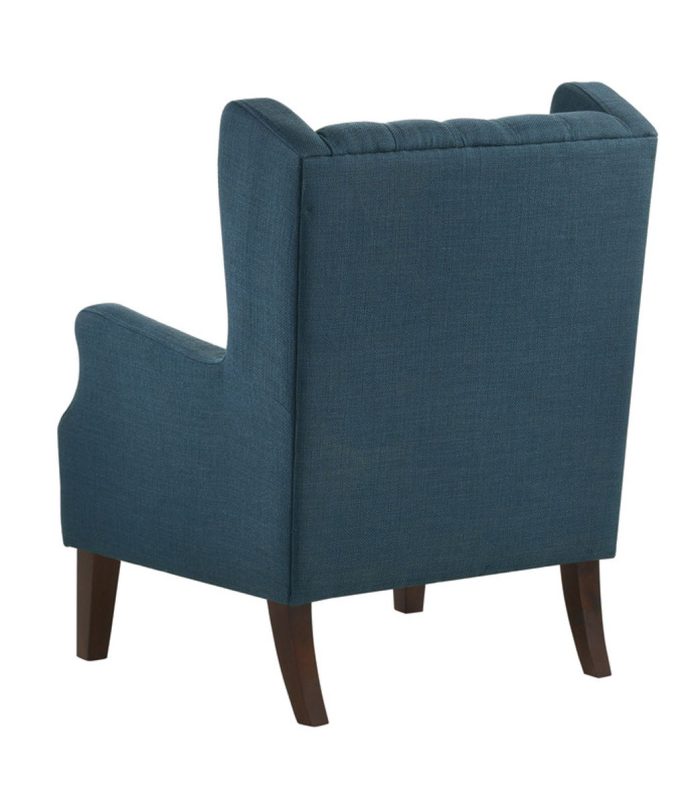 Irwin - Linen Button Tufted Wingback Chair - Image 4