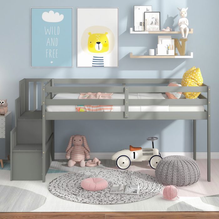 Loft Bed With Staircase - Image 2