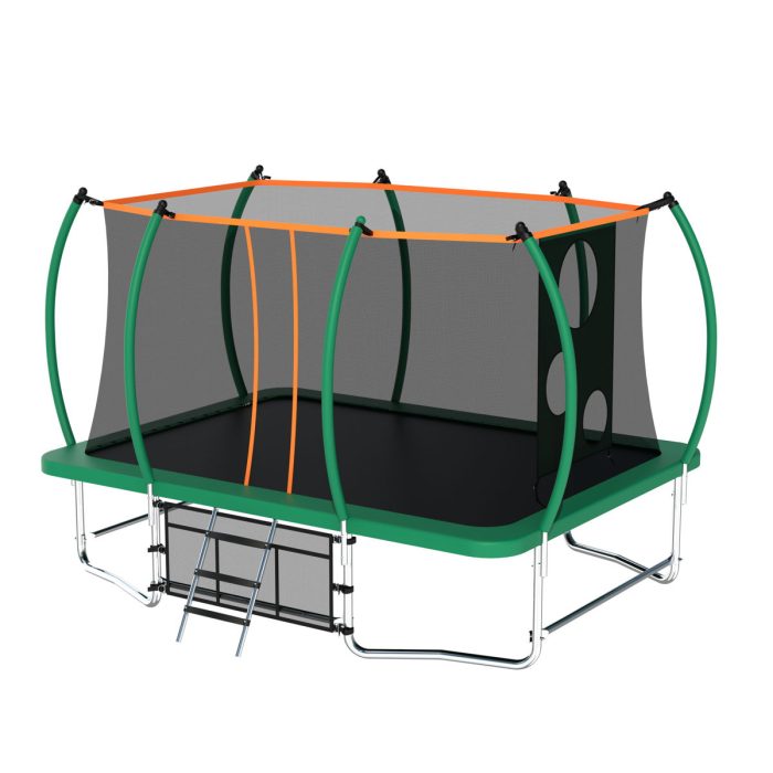 Outdoor Square Trampolines For Kids Adults Long Rectangular Tumbling Trampoline - Image 7