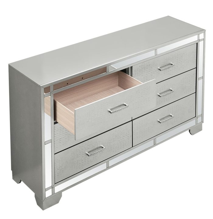 Madison - Dresser - Silver Champagne - Image 2