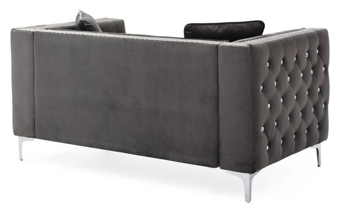 Elegant Track Arm Loveseat - Image 8