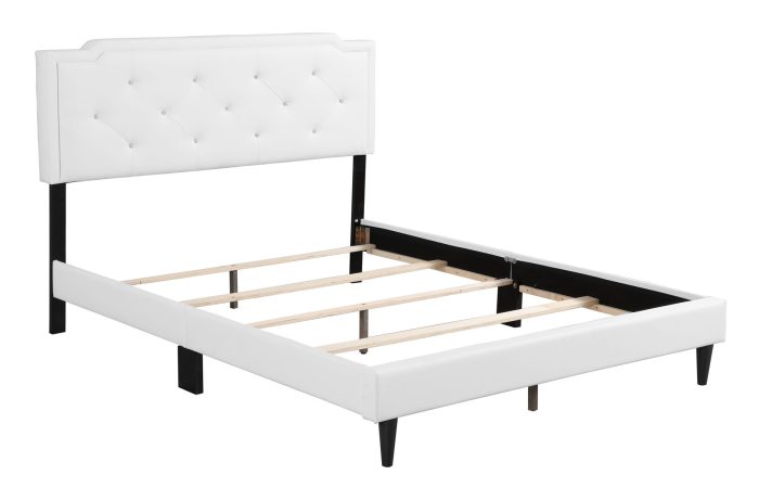 Button Tufted Bed Charming For Cozy Spaces - Image 44