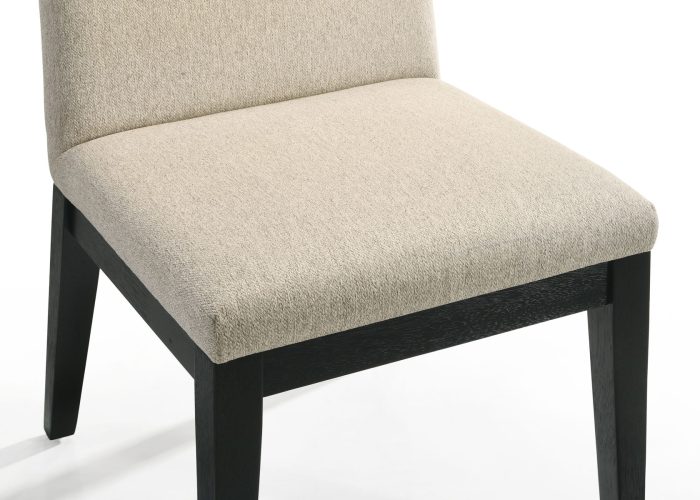 Jasper - Contemporary Round Dining Table With Black Finish Chairs - Image 4