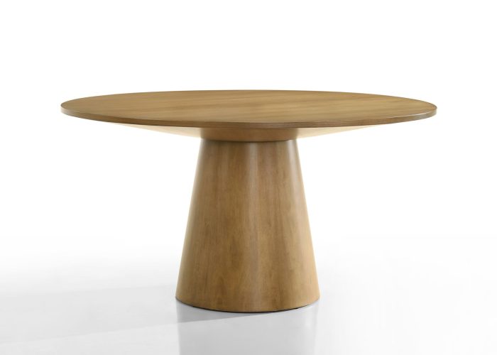 Jasper - Contemporary Round Dining Table With Black Finish Chairs - Image 6