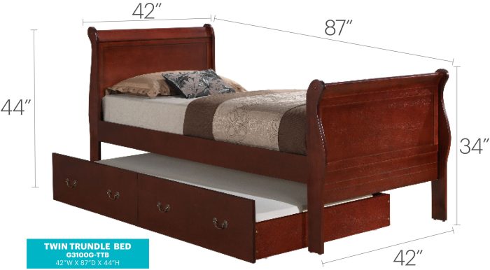 Elegant Trundle Bed With Timeless Charm - Image 14