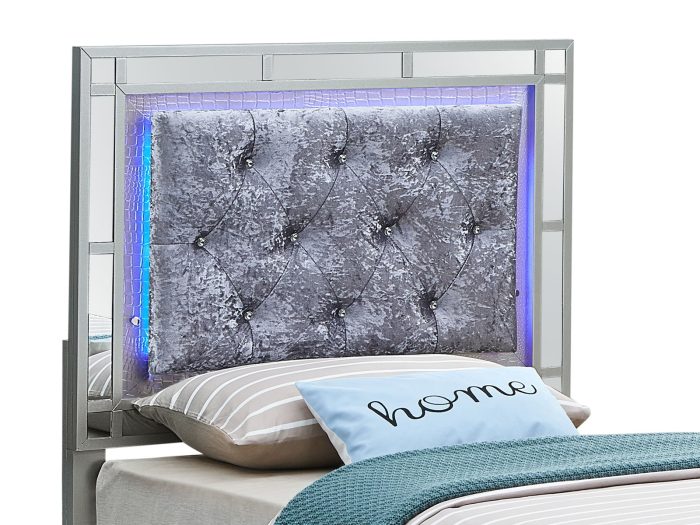 Madison - Upholstered Bed With LED - Image 3