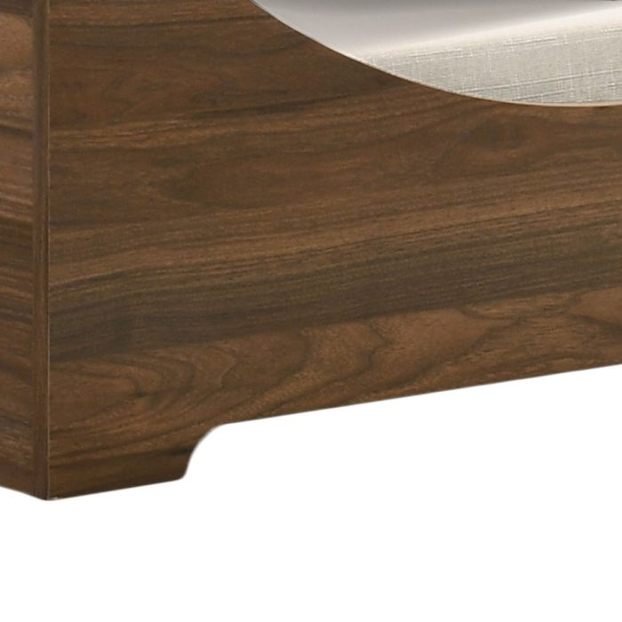 Gibson - Alder Wood Finish Modern Comfy Pet Bed With Cushion - Brown - Image 2
