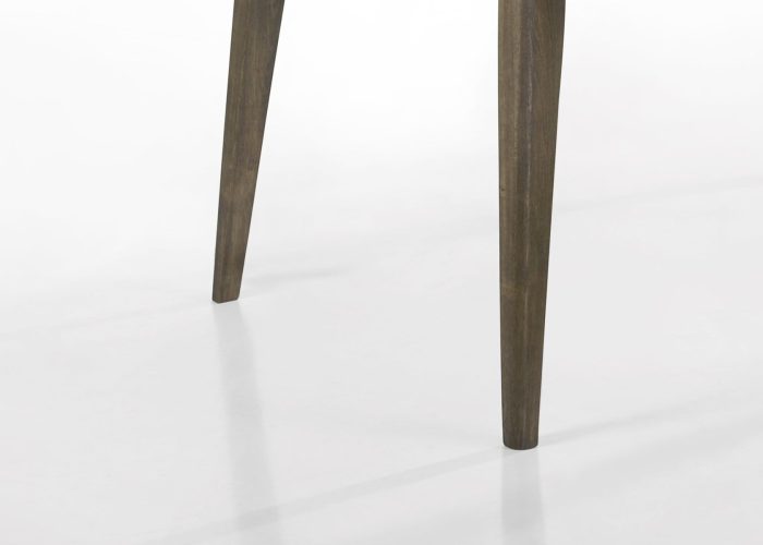 Bistro - Dining Table With Off White Fabric Dining Chairs - Image 6