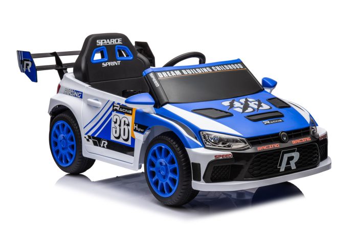 12V4A 20W*2 One Button Start, Forward And Backward, High And Low Speed, Music, Front Light, Power Display, Two Doors Can Open, 2.4G R / C, Seat Belt Four Wheel Absorber Kids Ride On Car - Image 5
