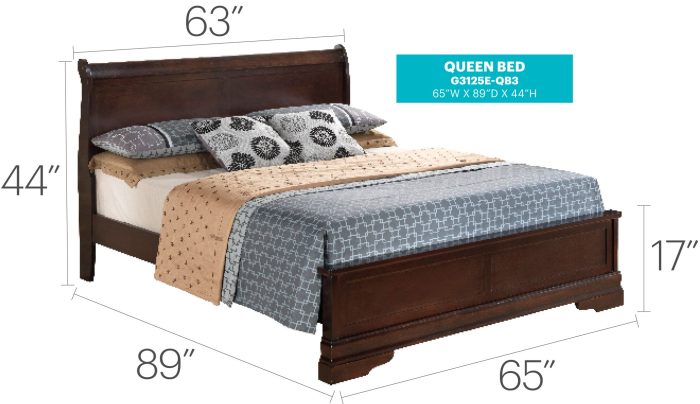 Sleigh Bed With Low Footboard - Image 9