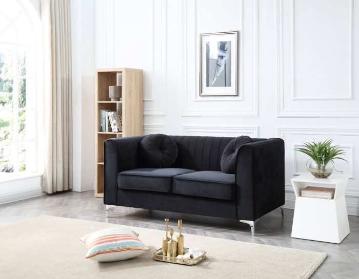 Delray - Micro Suede Loveseat - Image 3