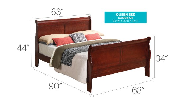 Panel Sleigh Bed - Image 41