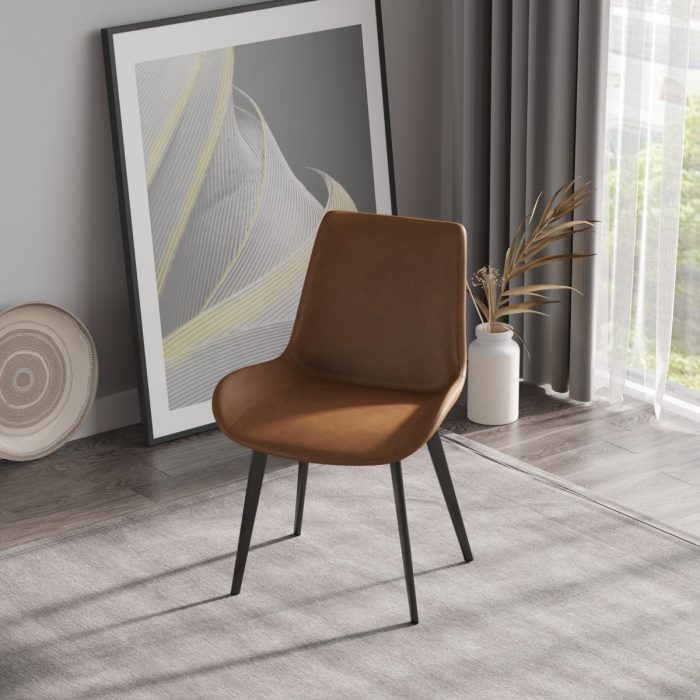 Modern Dining Chair Living Room Metal Leg Dining Chair (Set of 2) - Image 7