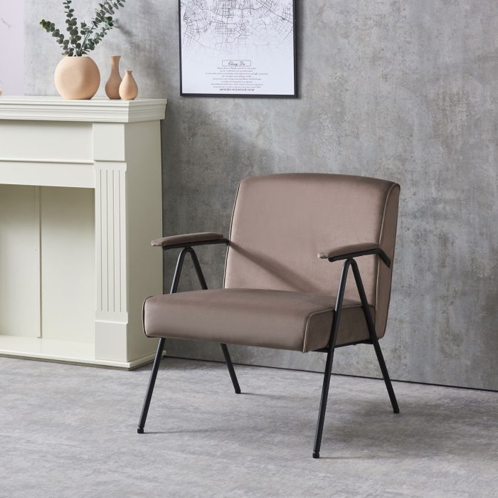 Cloth Leisure - Metal Frame Recliner, For Living Room And Bedroom - Image 2