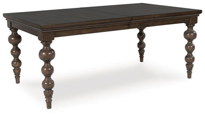 Veramond - Dark Brown - Rectangular Dining Room Extension Table - Image 2