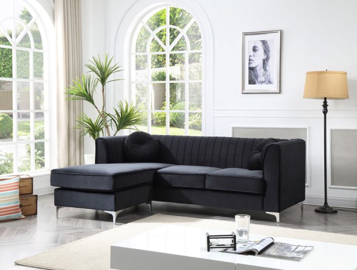 Delray - Micro Suede Sofa Chaise - Image 8