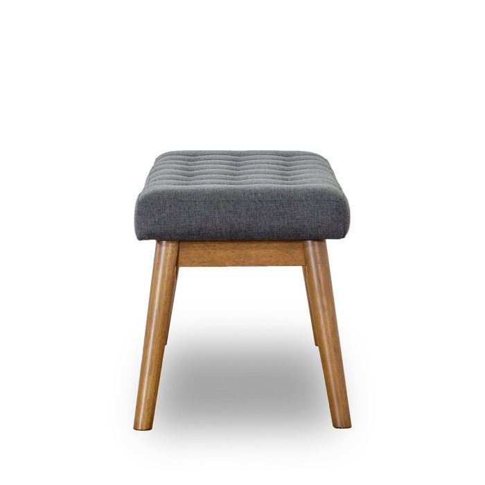 Delilah - Modern Bench - Gray - Image 3