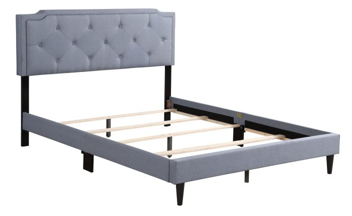Button Tufted Bed Charming For Cozy Spaces - Image 47