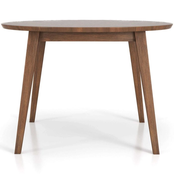 Lara - Dining Table (Walnut) - Brown - Image 3