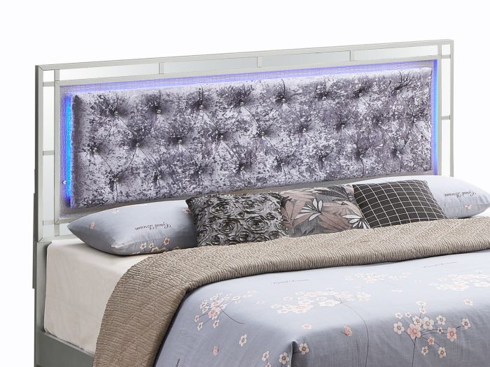 Madison - Upholstered Bed With LED - Image 2