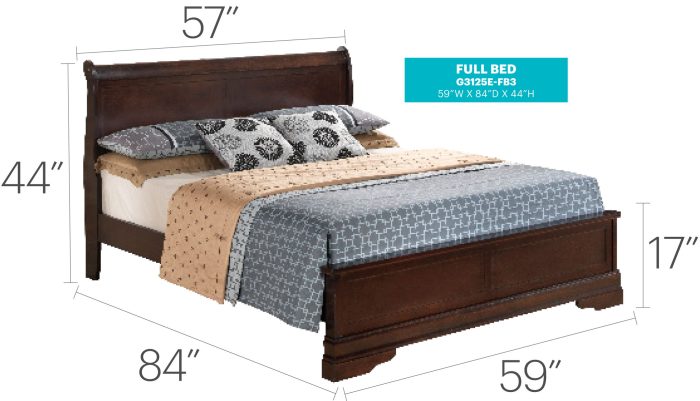 Sleigh Bed With Low Footboard - Image 8