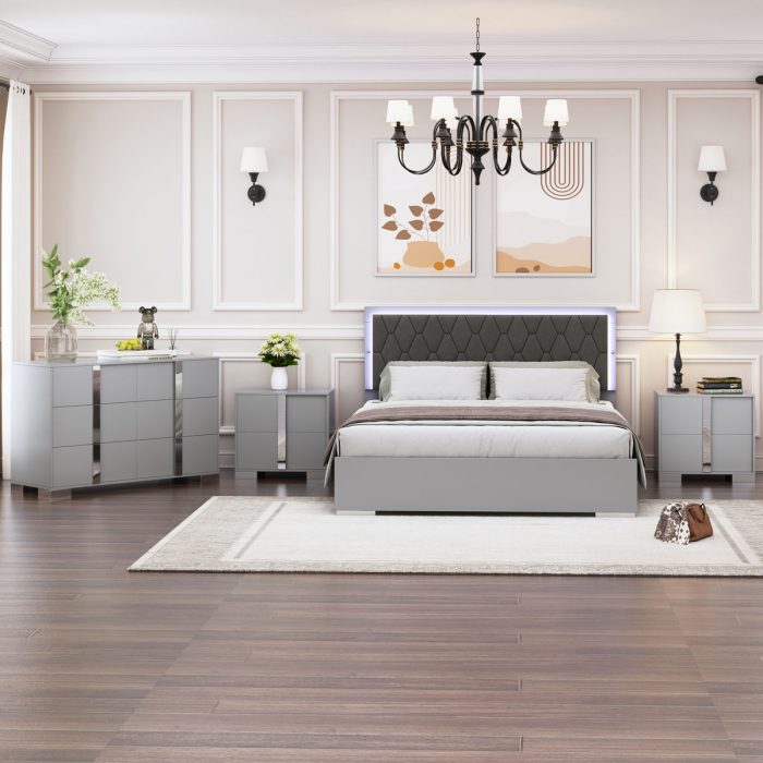 Upholstered Bedroom Set - Image 2