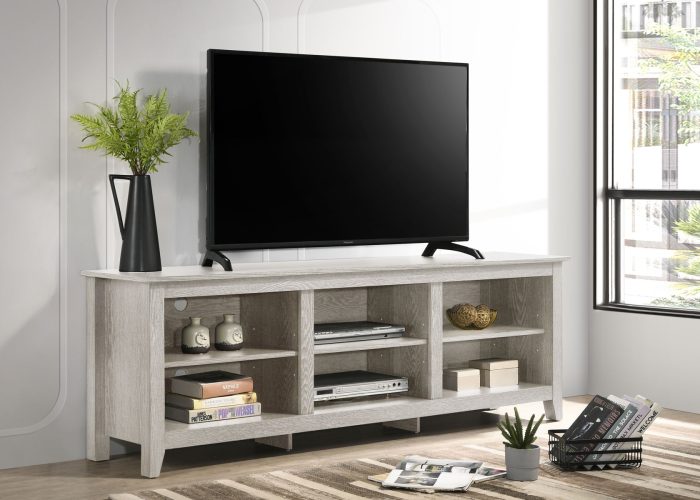 Benito - TV Stand With Open Shelves And Cable Management - Image 8