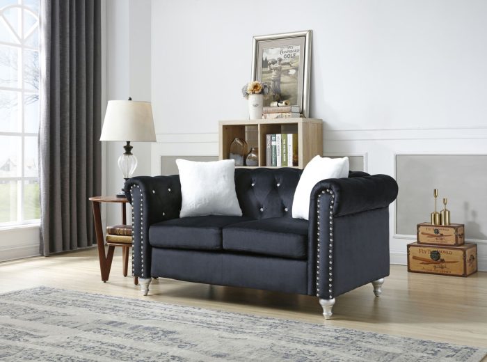 Stylish Contemporary Loveseat - Image 17