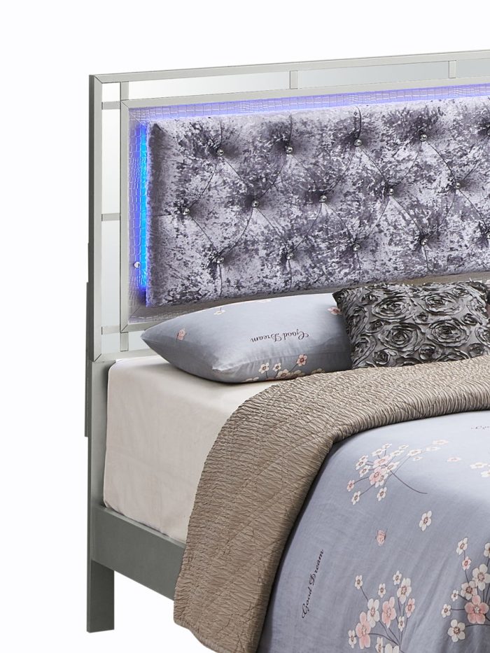 Madison - Upholstered Bed With LED - Image 6