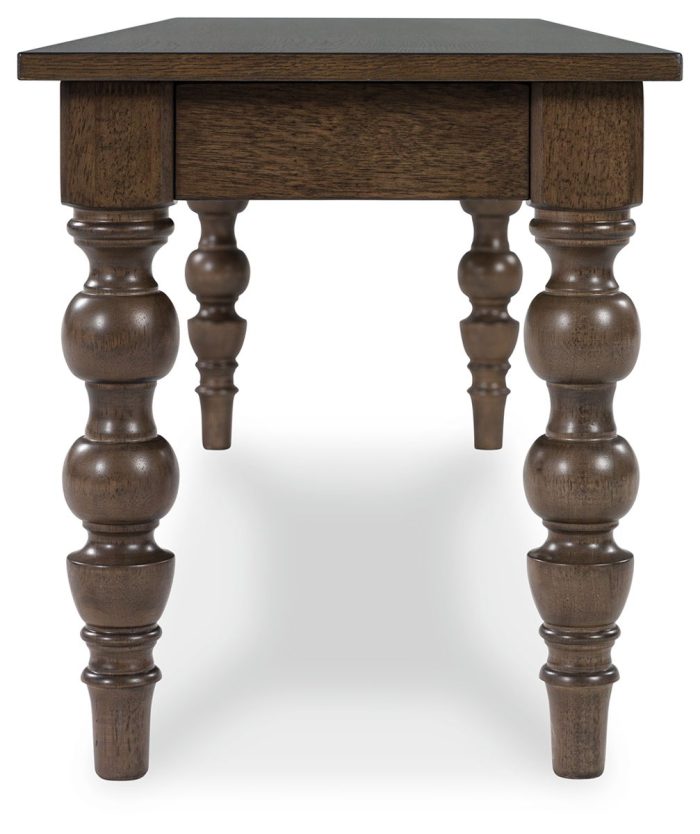 Veramond - Dark Brown - Large Dining Room Bench - Image 4