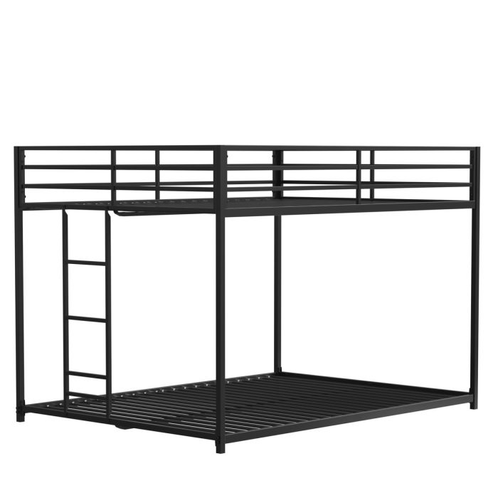 Adam - Full Over Full Bunk Bed - Black - Image 4