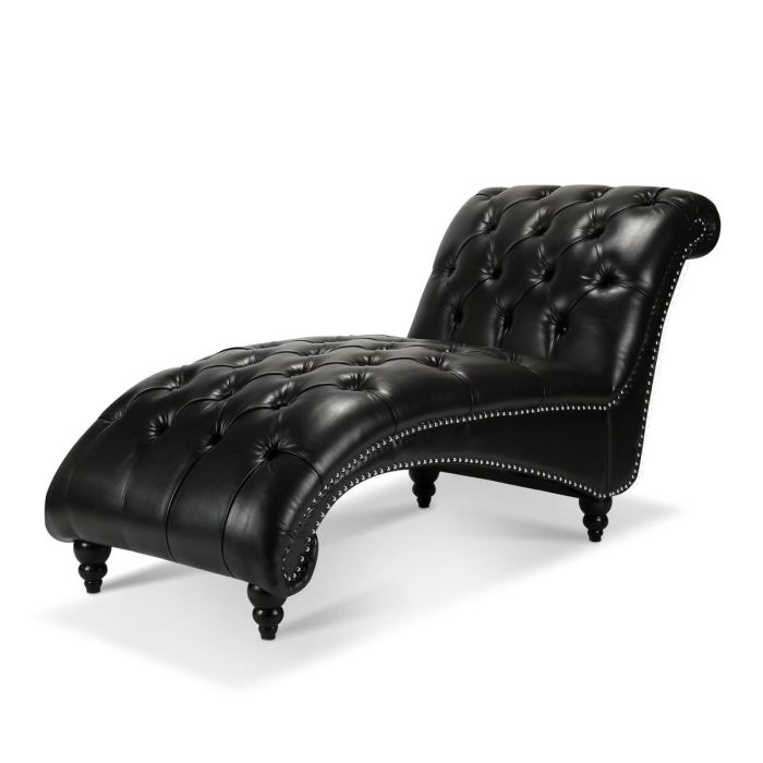 Tufted Armless Chaise Lounge - Image 10