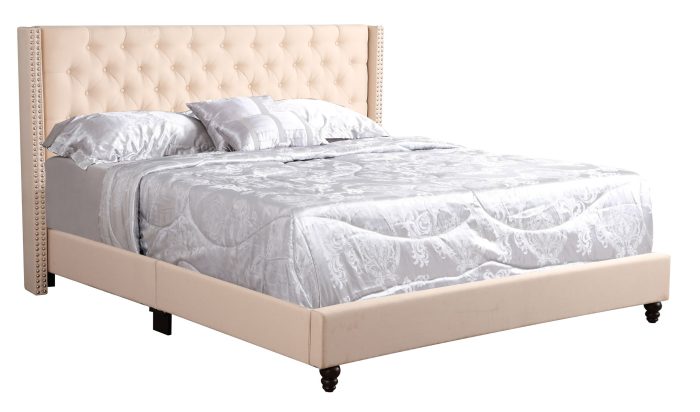 Nailhead Bed Transitional Vibrant - Image 14