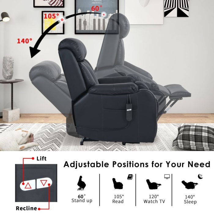 Lift Chair Power Remote Controlб Recliner Relax Soft Chair - Image 10