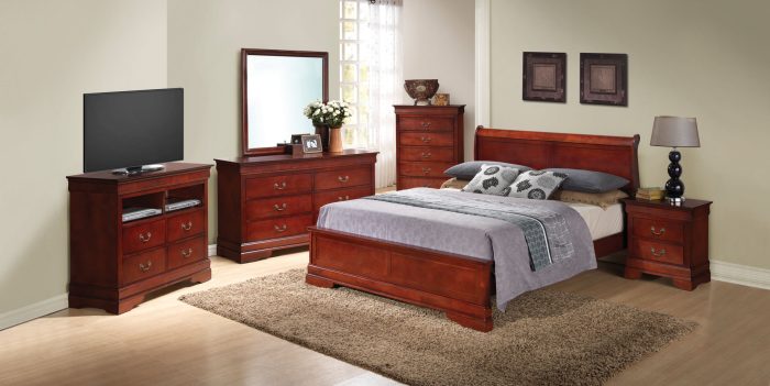 Sleigh Bed With Low Footboard - Image 21