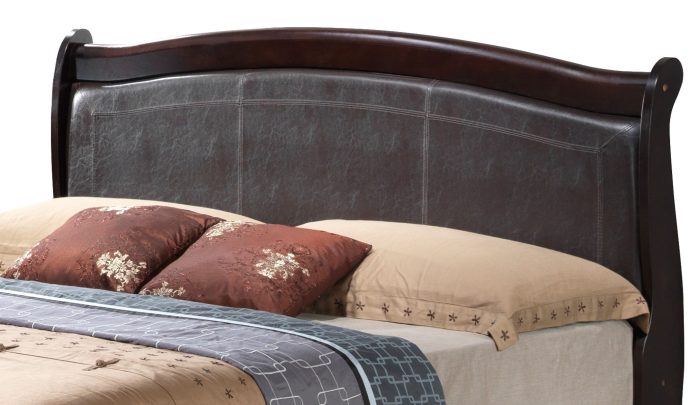 Panel Sleigh Bed Elegantly Crafted - Image 7